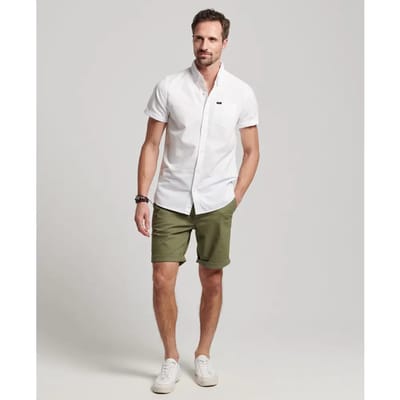 Superdry - Oxford overhemd met korte mouwen - Heren - Shirts