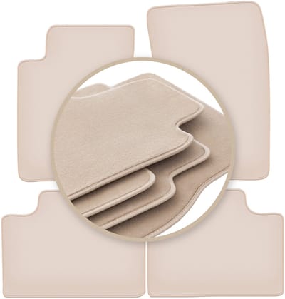 PREMIUM beige vloermatten voor: SsangYong Kyron SUV 2005-2014