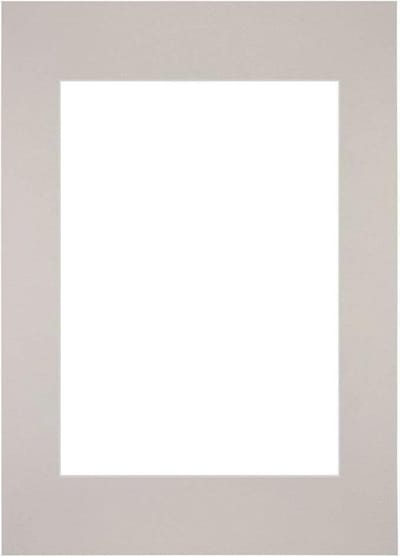 Passe-Partout Fotomaat 29,7x42 cm - Lijstmaat 42x59,4 cm - Grijs Graniet - Museumkarton - Fotolijst niet inbegrepen