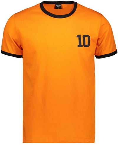 Ballin T-shirt Oranje Tshirt 8853 Orange Mannen Maat - S