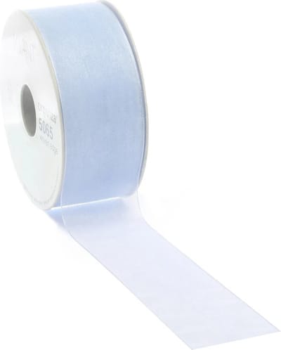 Organza Lint 25mm Lichtblauw