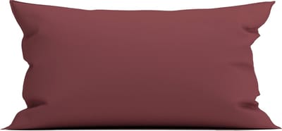 Yellow Kussensloop Percale - Kussenhoes van 40x80 cm - 1 stuk - 100% Katoen-Perkal - Rood