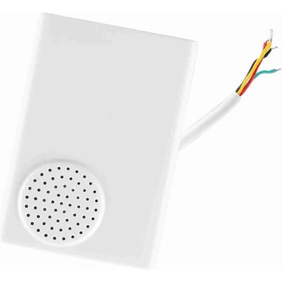 Sonnette filaire 12 V pour système de contrôle d'accès de sécurité au bureau et à domicile