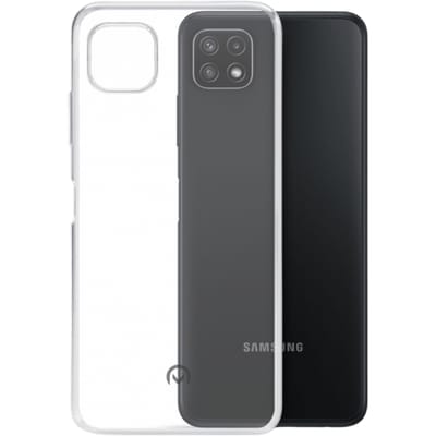 Mobilize Galaxy A22 5G Doorzichtig Siliconen (TPU) Hoesje Standaard