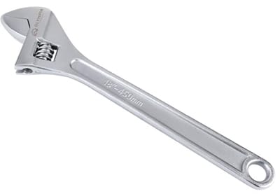 18 inch verstelbare sleutel - Heavy Duty, precisie bewerkte kaken, roestbestendig