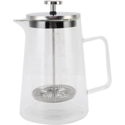 Cafetière à piston française 650 ml en verre borosilicate à double paroi pour L