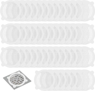 Effectieve Haarstrainer voor Douche en Badkamer - 50 Stuks, Bescherming tegen Verstopte Afvoeren, Praktische Oplossing voor Bad en Keuken