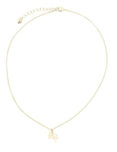 Behave® Dames Ketting - Zilver-Kleur met Glaskristal Hartje 40 cm - Nikkelvrij, Handgemaakt
