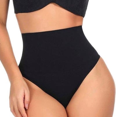 CHPN - Shapewear - High-Waist - String - Zwart - M - 38/40 - Corrigerend ondergoed - Shape wear - Shapen