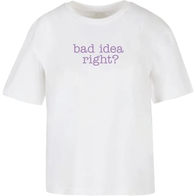 Dames-T-shirt Miss Tee Bad Idea