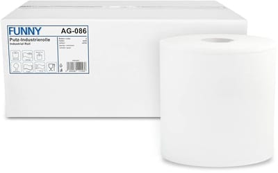 Polyester Rol Papierspoor, 2 Lagen, Extra Wit, Dispenser Geschikt