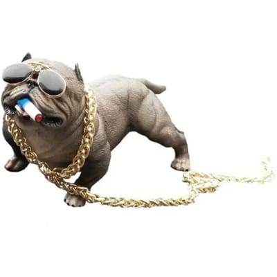 Slijtvaste Bulldog Auto-ornamenten Voelen Comfortabel aan Hars Auto Dashboard Decoratie Auto Accessoires Interieur Decor koffie