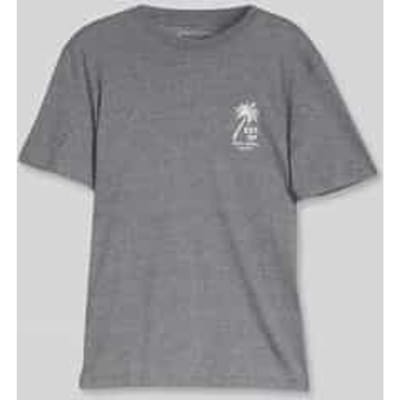 Tom Tailor Denim - T-shirt met palmprint - Maat XS - Black