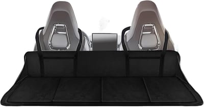 Autozitje Verlengplateau - Autoslaapmat - Kamperen en Reizen - Niet-opblaasbaar - 42x128cm - Zwart