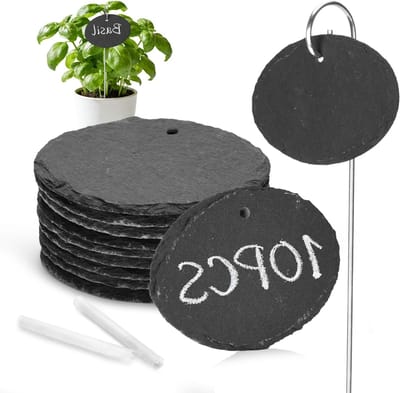 10 Leistenen Labels met Metalen Staafjes - Ovale Vorm voor Organisatie en Labeling
