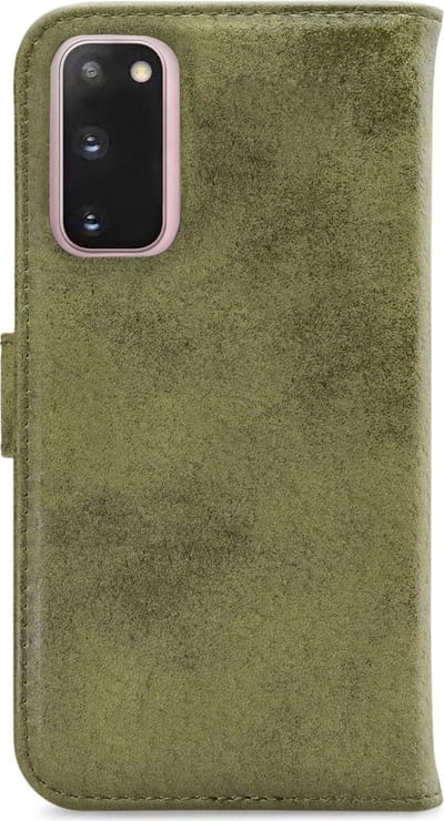 My Style Telefoonhoesje geschikt voor Samsung Galaxy S20 Hoesje | My Style Flex Wallet Bookcase Portemonnee | Pasjeshouder voor 3 Pasjes | Telefoonhoesje voor Pinpas / OV Kaart / Rijbewijs - Olive | Groen