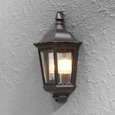 Konstsmide 7229 - Wandlamp - Firenze wandlamp flush 44.5cm 230V E27 - matzwart