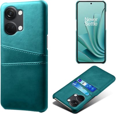 Coverup Hoesje - Geschikt voor OnePlus Nord 3 Hoesje - Coverup Dual Card Back Cover - Groen