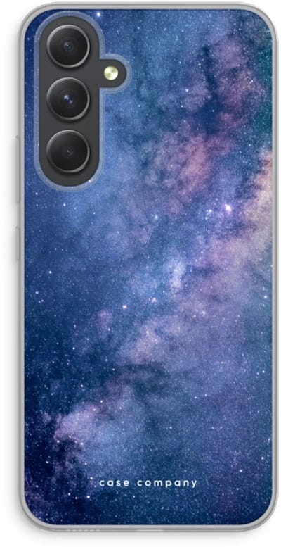 Case Company® - Hoesje geschikt voor Samsung Galaxy A54 hoesje - Nebula - Soft Cover Telefoonhoesje - Bescherming aan alle Kanten en Schermrand