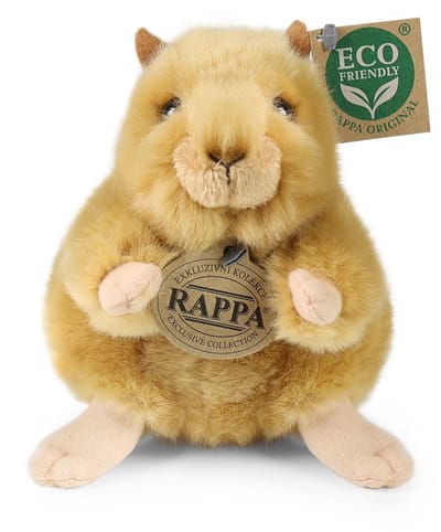 Rappa Eco Friendly Serie - Golden Hamster Knuffel - 16 cm - Zacht Pluche - Eco-vriendelijke Vulling