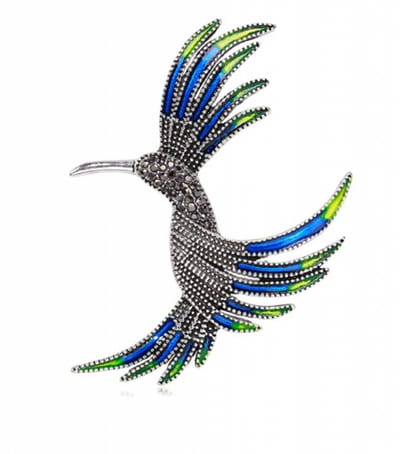 Broche Kolibri - Charme Bijoux