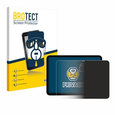 BROTECT - privacy screenprotector voor Apple iPad A16 11" WiFi 2025 (11. Gen.) - Folie Beschermfolie Blauwlichtfilter