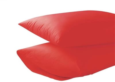 Homéé Kussenslopen 100% Katoen 60x70/17cm set van 4 stuks rood