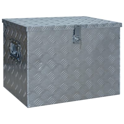 vidaXL - Aluminium - kist - 610x430x455 - mm - zilverkleurig