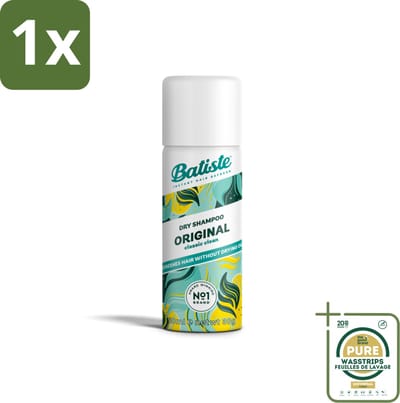 1 x Batiste - Classic Clean - Droogshampoo - Koele en Schone Geur - Verfrist en Geeft Grip - 50ml- Droogshampoo - Haarverfrissend - Haaropfrissen - Sport Haar - Haar Styling