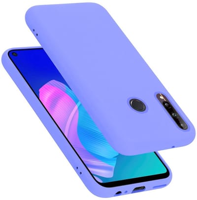 Cadorabo Hoesje geschikt voor Huawei P40 LITE E in LIQUID LICHT PAARS - Beschermhoes gemaakt van flexibel TPU silicone Case Cover
