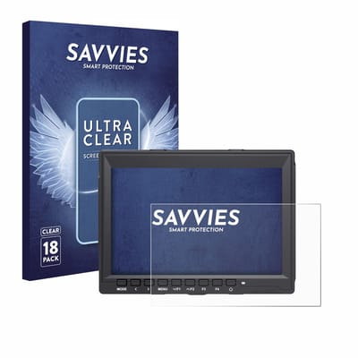 Savvies - Screenprotector voor Feelworld FW759 7" - Folie Beschermfolie transparant 18 Stuks