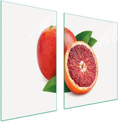 TMK ArtDeko - Snijplank - 100x52 cm - Grapefruitkleur - Veelkleurig