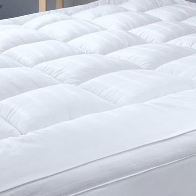 Zachte Matrastopper 180 x 200 cm - Gewatteerde Matrasbeschermer van 100% Katoen