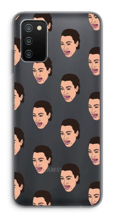 Case Company® - Hoesje geschikt voor Samsung Galaxy A03S hoesje - Ugly Cry Call - Soft Cover Telefoonhoesje - Bescherming aan alle Kanten en Schermrand