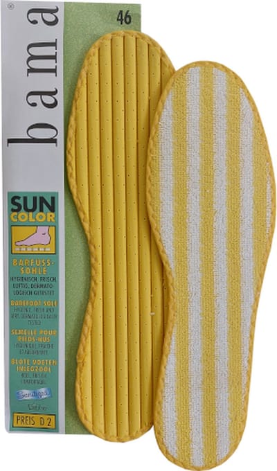 Bama Sun Color Badstof Inlegzool - Voor Droge en Frisse Voeten - Maat 46
