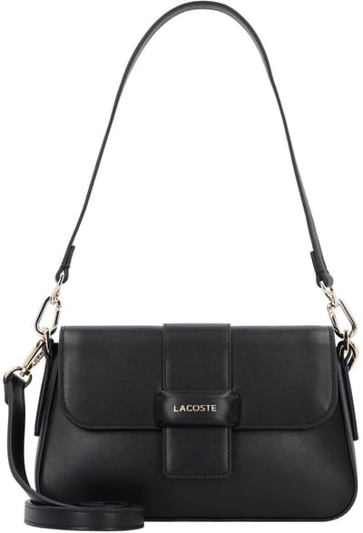 LACOSTE schoudertas Flap Crossover Bag Noir zwart