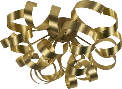 Lumidora Plafondlamp 74775 - Plafonniere - ATOMA - 3 Lichts - G9 - Goud - Messing (kleur) - Metaal - ⌀ 45 cm