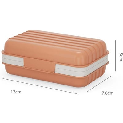 1 ST Badkamer Zeepbakje Met Deksel Thuis Plastic Zeepdoos Houdt Zeep Droog Zeepbakje Reisbenodigdheden Zeepbakje Zeepbakje Houder