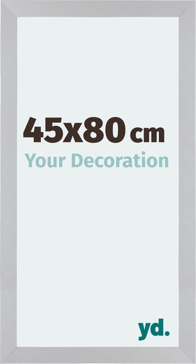 Your Decoration - Fotolijst 45x80 cm - MDF - Zilver Mat - Mura