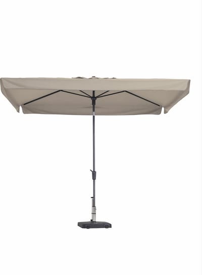 Madison Parasol Rechthoek 200 x 300 Ecru | Kantelbare en rechthoekige parasol Delos Madison | 100% polyester doek |
