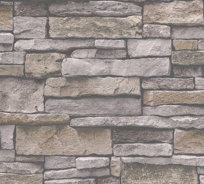 NATUURSTEEN BEHANG | industrieel - Beige Bruin - A.S. Création Elements 2