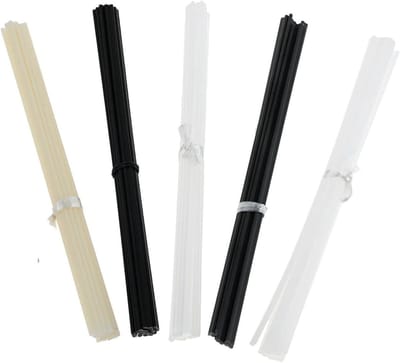 Plastic Lasstaven - Reparatieware - Kunststof Repareren - Vier Soorten Kunststof - 50 Stuks - Multicolor