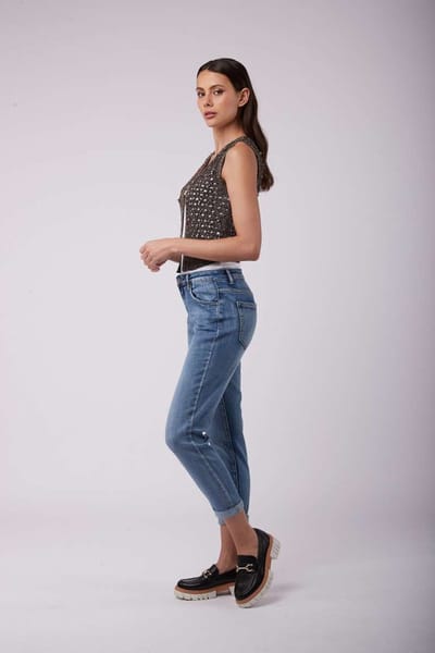 Broek Toxik3 - Boyfriend fit denim
