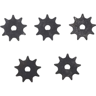 5 STUKS 9T Kettingwiel Staal D Gat Motor Motor Tandwiel voor MY1016 MY6812 Hoge Snelheid Motor