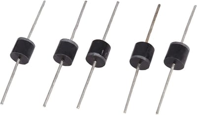 50 Stuks Rectifier Diodes Set voor 12V, 10A, 1000V - Hoge Spanning, Axiale Diodes, Algemeen Gebruik