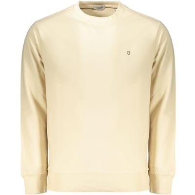 Coveri Bewegende Beiger Katoenen Heren Sweatshirt