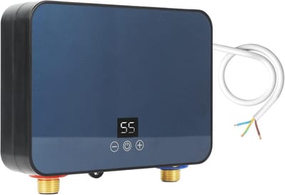 Elektrische Doorstroomboiler 6000W met LED Temperatuurweergave - Compacte Instant Boiler voor Keuken en Badkamer