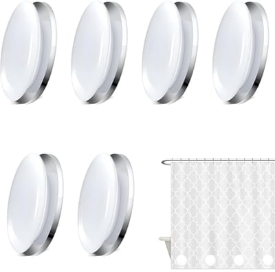 Set van 6 Magnetische Douchegordijn Gewichten - Voor Stabiele Gordijnen en Tafelkleed