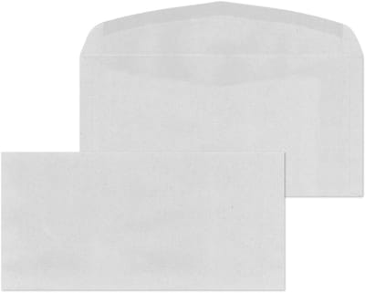 MAILmedia envelop 114x229 mm, gegomd, recycled grijs, z. venster, 75 g/m2 1.000 st
