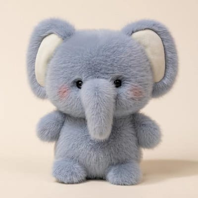 16cm Dierlijke Pluche Speelgoed Zachte Beer Olifant Konijn Gevulde Dieren Kinderen Slaap Reisgenoot Pluche Speelgoed Feestbedankjes 16cm gray
